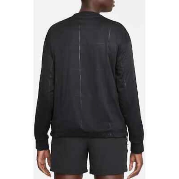 NWOT Women's Nike Storm-Fit Black Long Sleeve Windbreaker Pullover Jacket Medium - Picture 5 of 14
